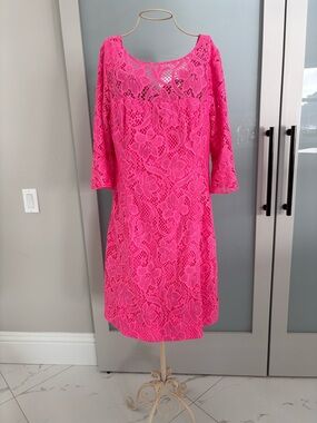 Lilly Pulitzer Pink Allyson Dress NEW WITH TAGS Size 14